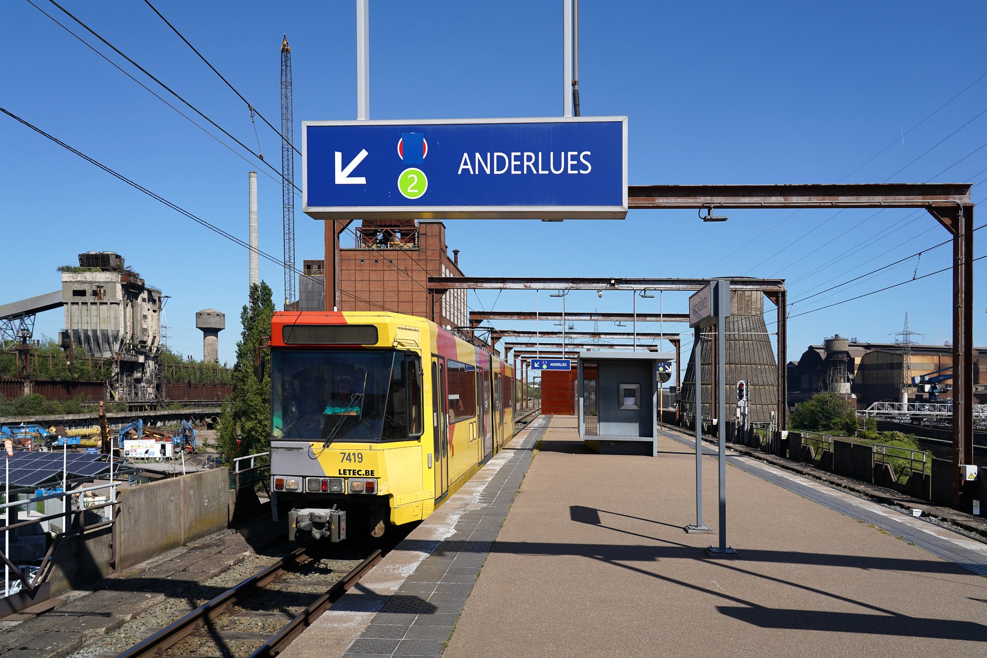 Métro léger de Charleroi, Station Providence