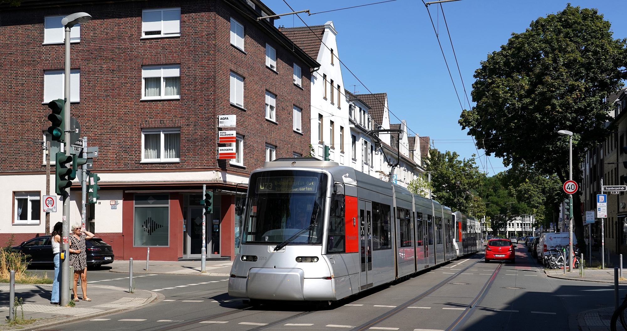 Entlang der U73 in Düsseldorf-Gerresheim